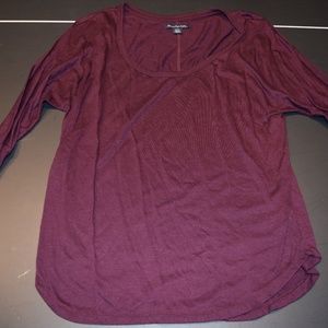 Women's XS Maroon American Eagle Long Sleeve